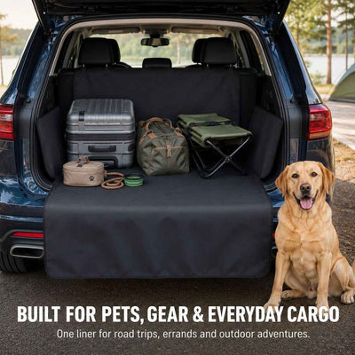 Paws in Awe SUV Cargo Liner for Dogs - Mud, Hair & Bumper Protection