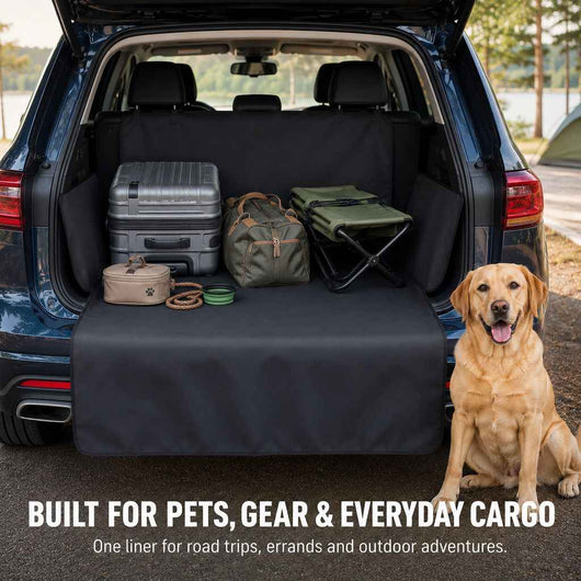 Paws in Awe SUV Cargo Liner for Dogs - Mud, Hair & Bumper Protection
