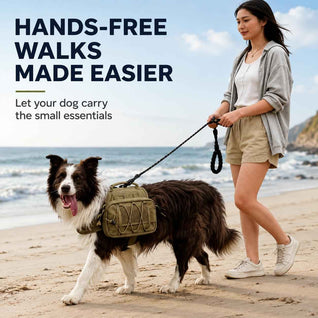 Komavic Tactical Dog Backpack Harness