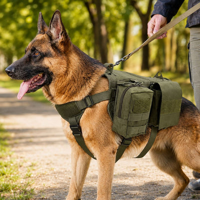 Komavic Tactical Dog Backpack Harness