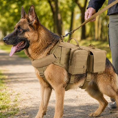 Komavic Tactical Dog Backpack Harness