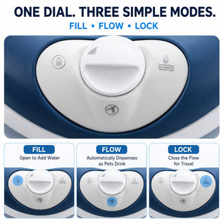 Komavic Cordless Self-Filling Pet Water Bowl