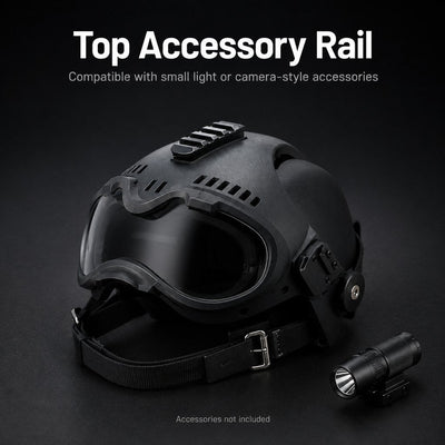 Komavic K9 Dog Helmet with Goggles