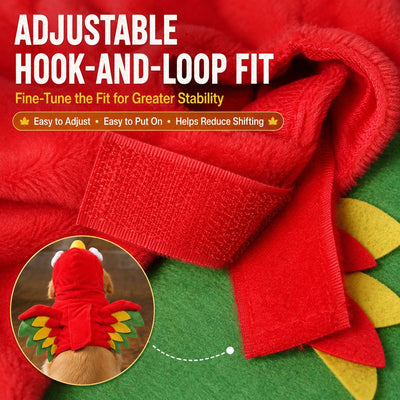 Komavic Halloween Turkey Costume for Dogs & Cats