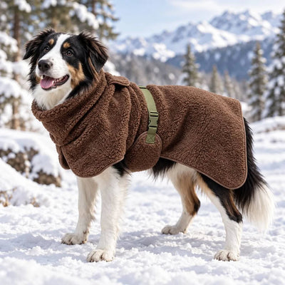Komavic Sherpa Fleece Dog Winter Coat