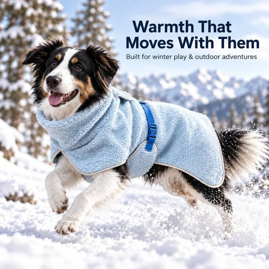 Komavic Sherpa Fleece Dog Winter Coat