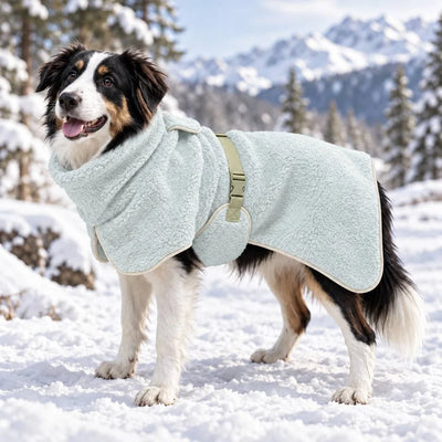 Komavic Sherpa Fleece Dog Winter Coat