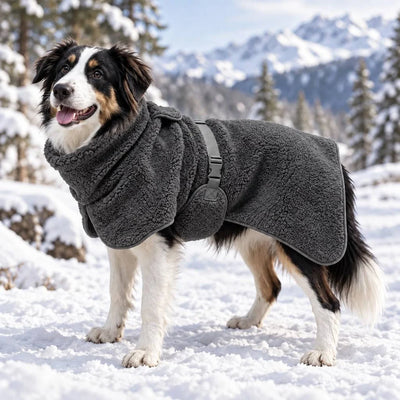 Komavic Sherpa Fleece Dog Winter Coat