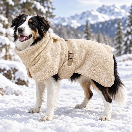 Komavic Sherpa Fleece Dog Winter Coat