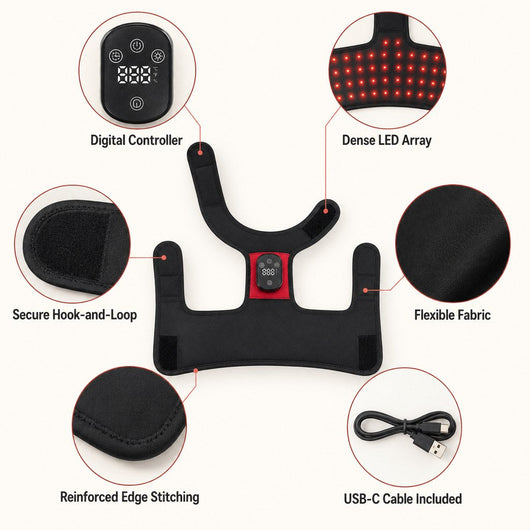 Komavic Dog Hip Light Wrap Red & Near-Infrared Care