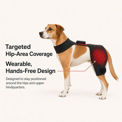 Komavic Dog Hip Light Wrap Red & Near-Infrared Care