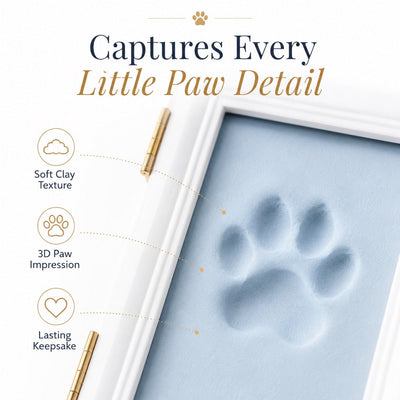Komavic DIY Pet Paw Print Frame Kit with Clay