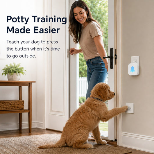 Komavic Wireless Dog Doorbell Potty Training Button