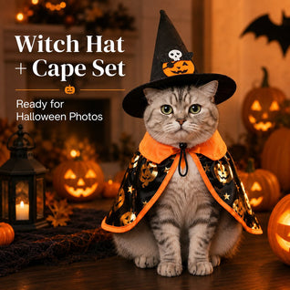 Komavic Halloween Cat Witch Costume