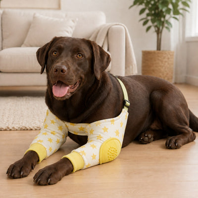 Komavic Dog Elbow Protector Sleeves Padded Floor Protection