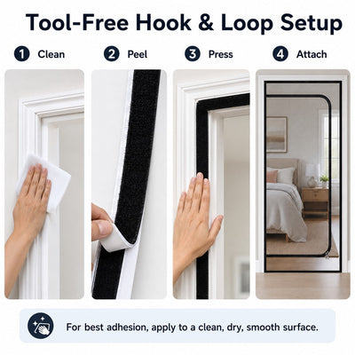 Komavic Pet Mesh Door Barrier Zippered Indoor Gate